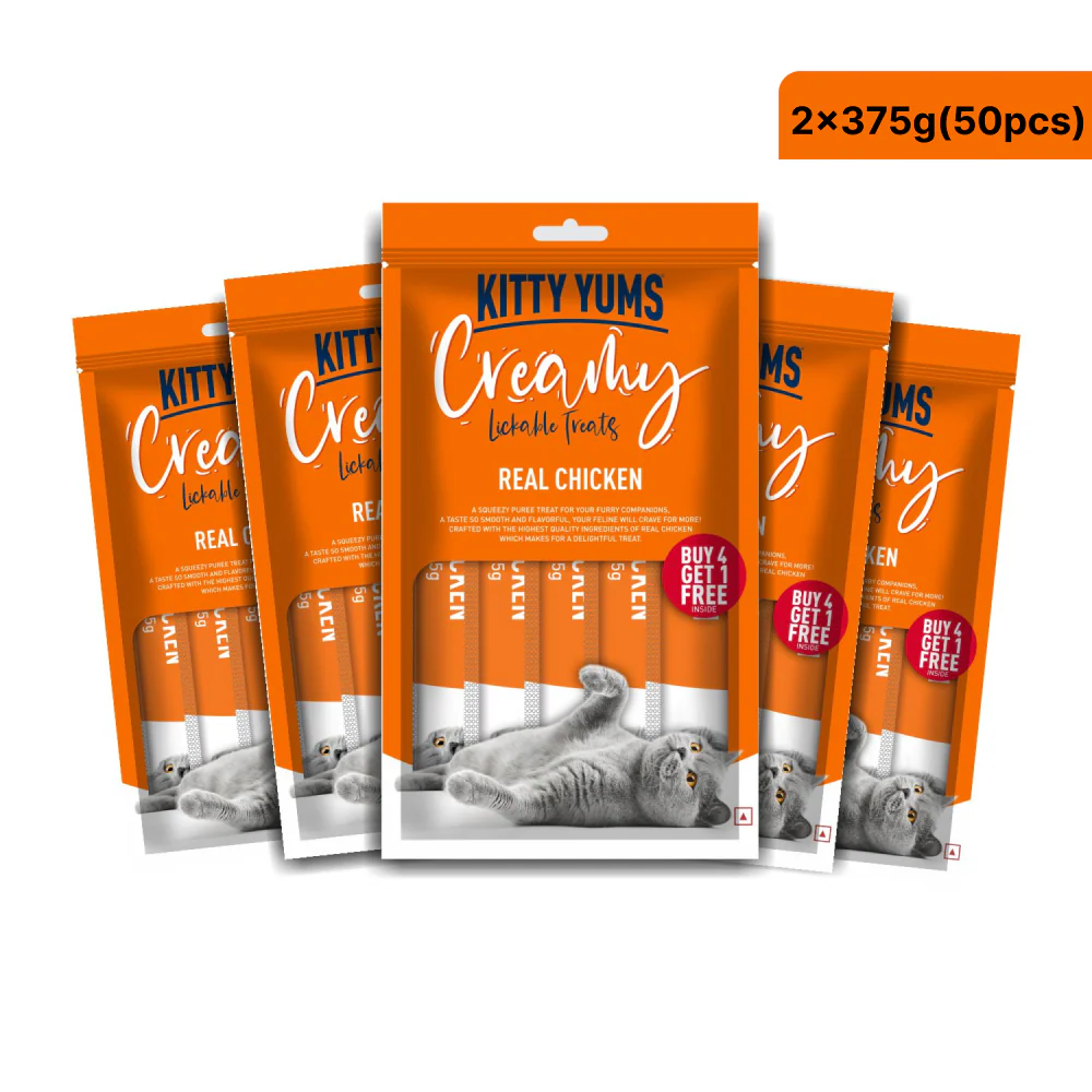 Kitty Yums Real Chicken Creamy Cat Treats - Image 13