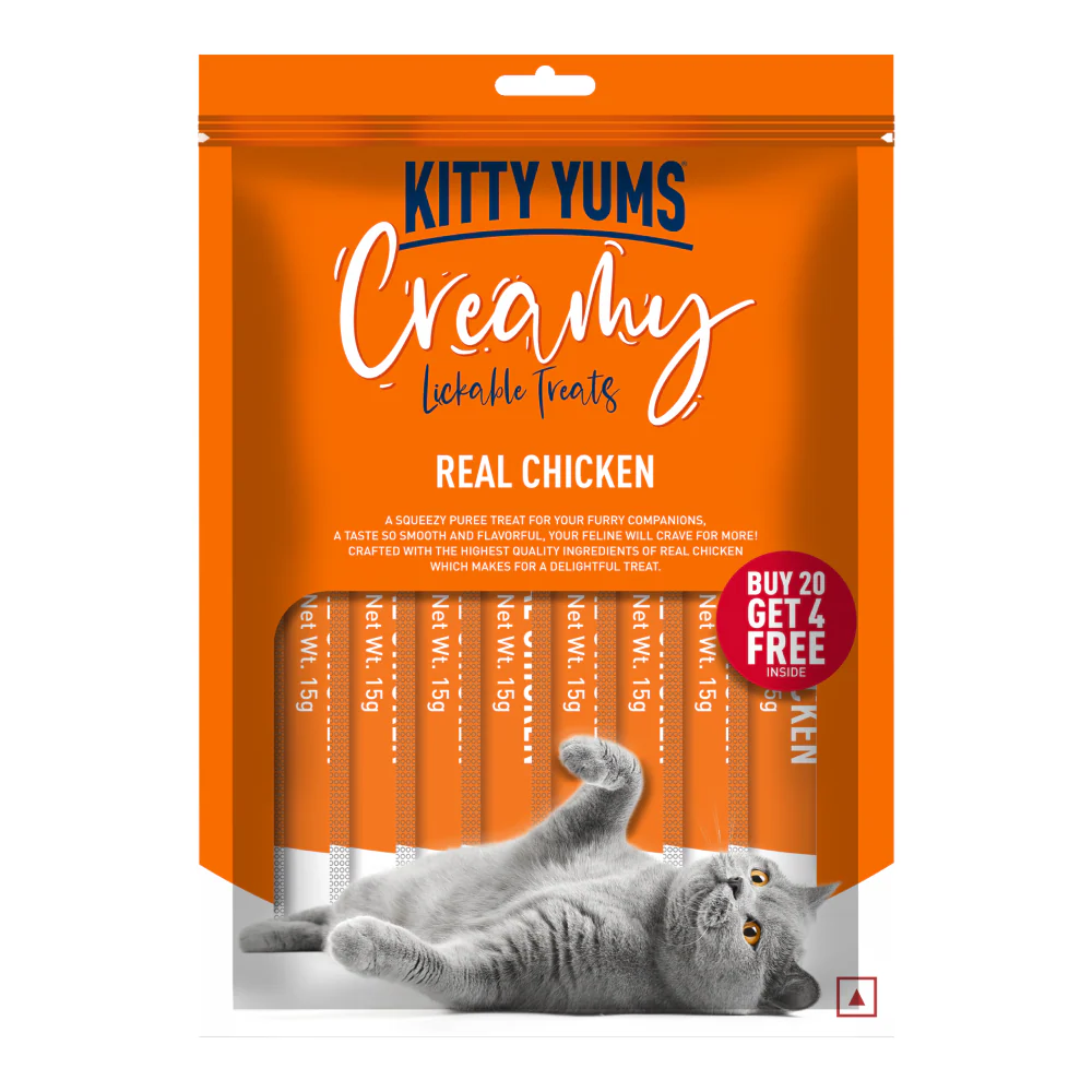 Kitty Yums Real Chicken Creamy Cat Treats - Image 16