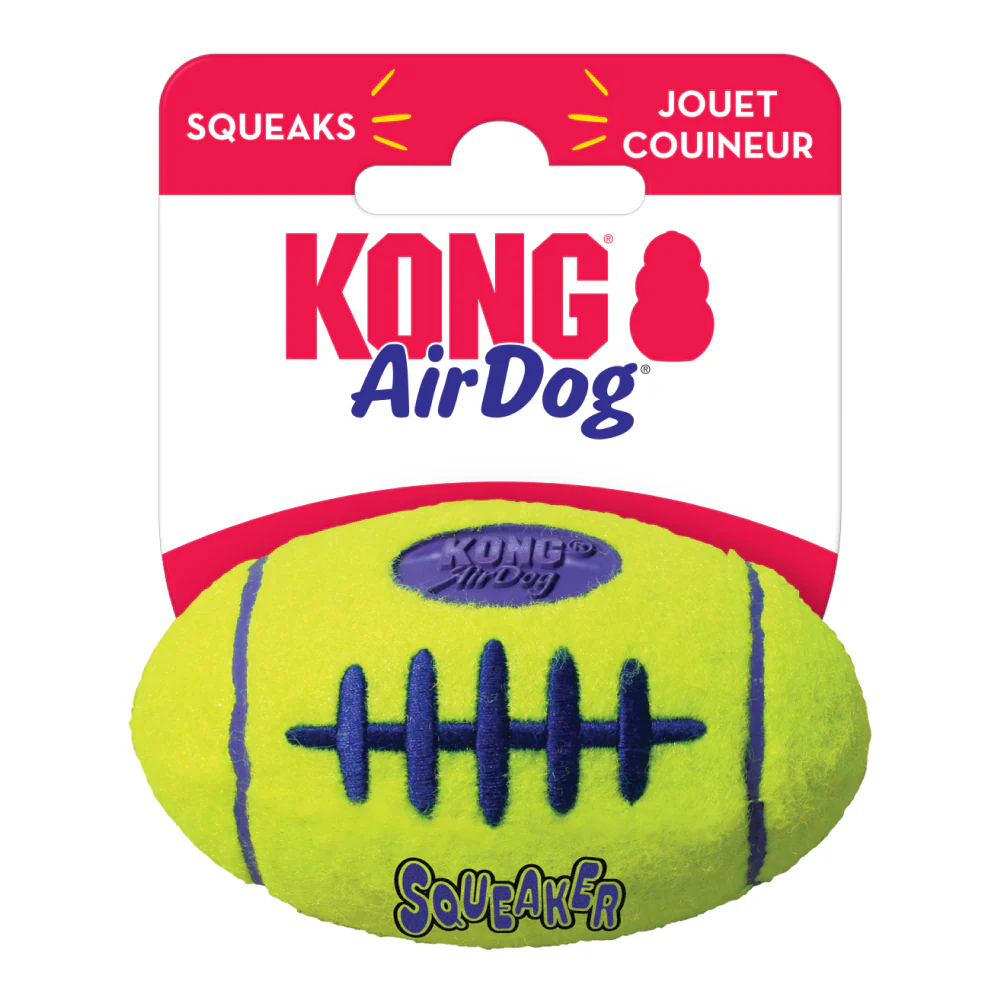 Kong AirDog Football Toy for Dogs (Yellow) - Image 5