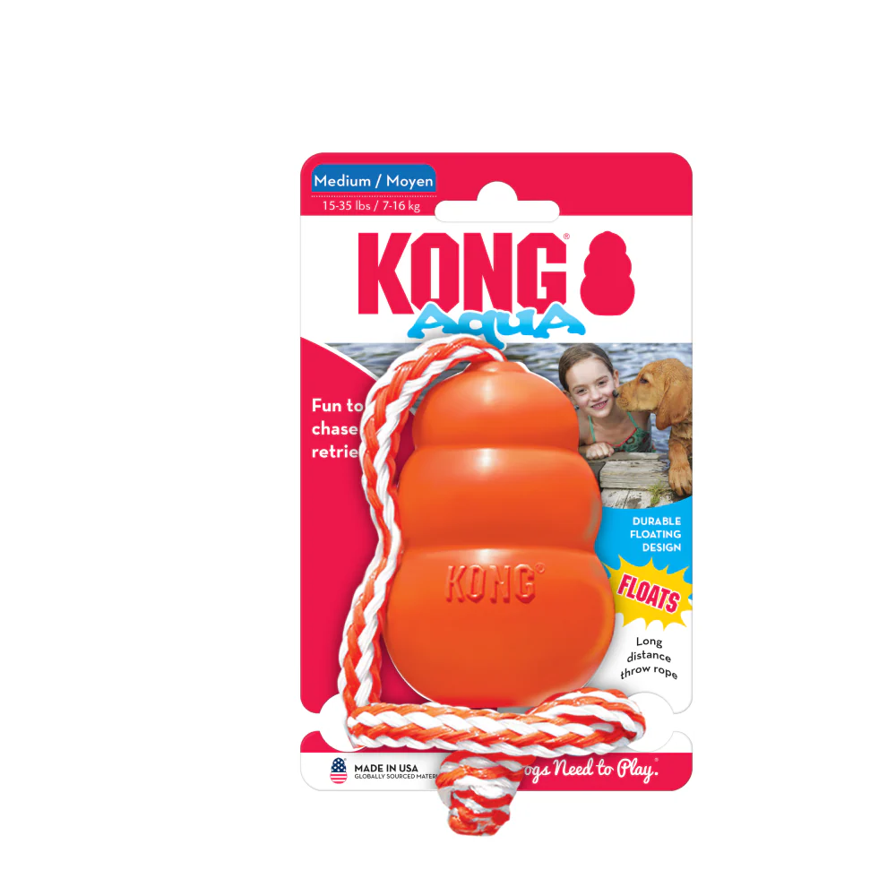 Kong Aqua Toy for Dogs (Orange) - Image 3