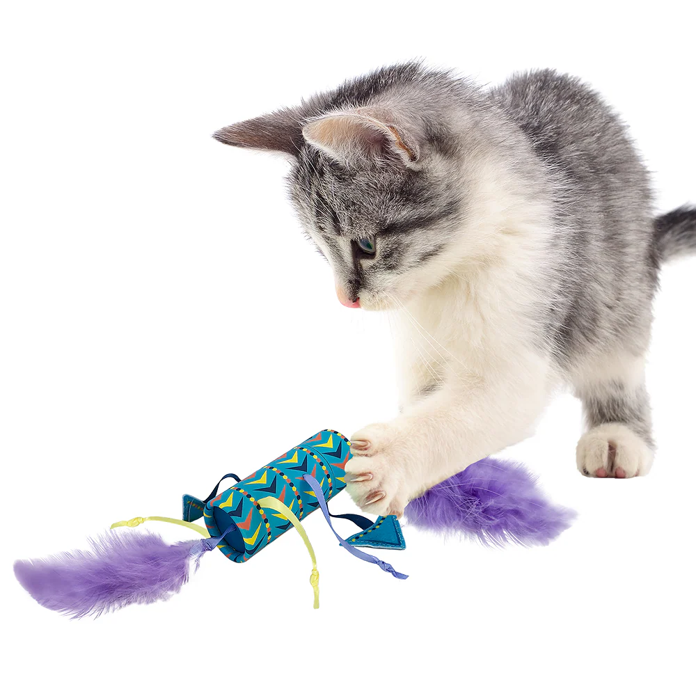 Kong Bat A Bout Vibez Roller Toy for Cats (Multicolour) - Image 4