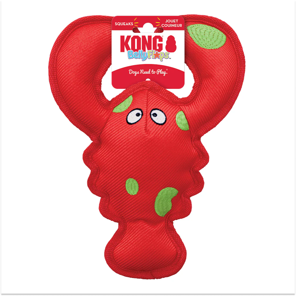 Kong Belly Flops Lobster Toy for Dogs - Image 3