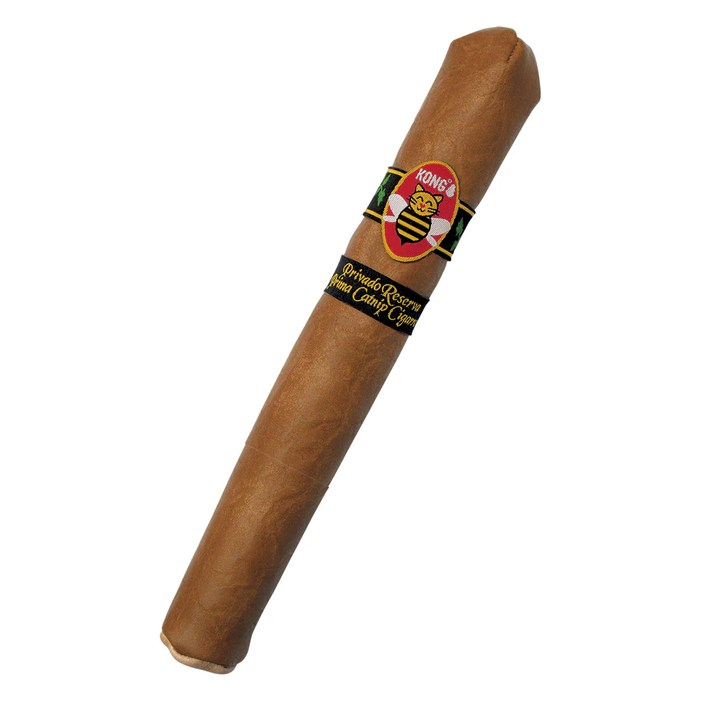 Kong Better Buzz Cigar Toy for Cats (Brown)
