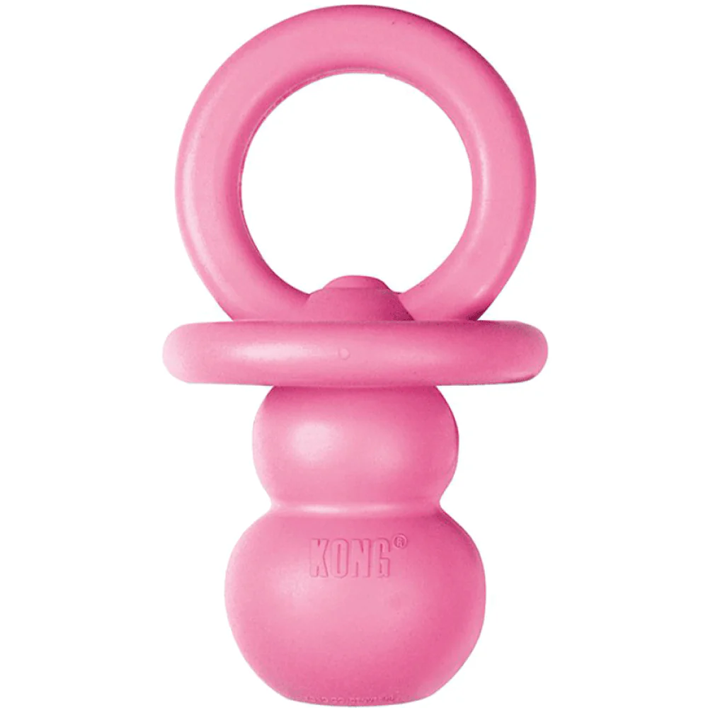 Kong Binkie Puppy Chew Toy for Dogs (Pink) - Image 2