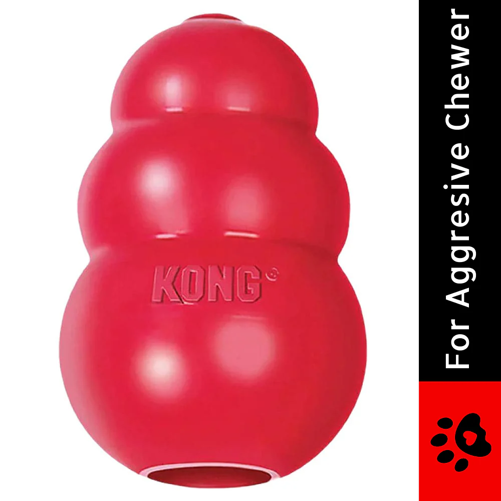 Kong Classic Toy for Dogs (Red) | For Average Chewers - Image 2