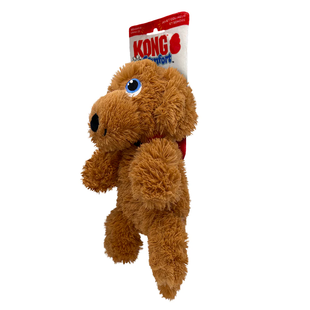 Kong Comfort Pups Goldie Toy for Dogs (Brown) - Image 3