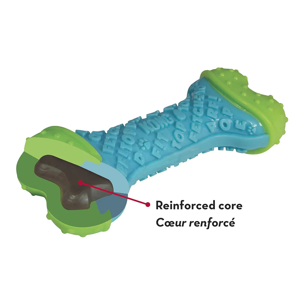 Kong CoreStrength Bone Toy for Dogs (Blue & Green) - Image 5