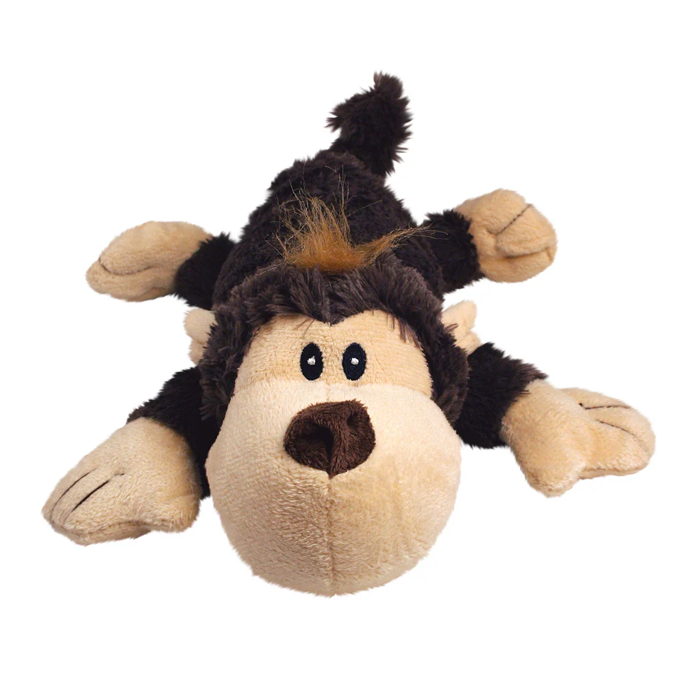 Kong Cozie Funky Monkey Toy for Dogs (Brown) - Image 3