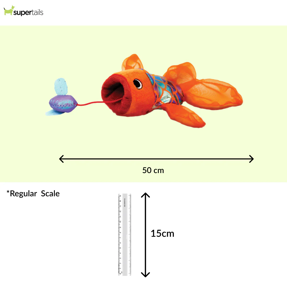 Kong Crackles Gulpz Toy for Cats (Orange) - Image 2