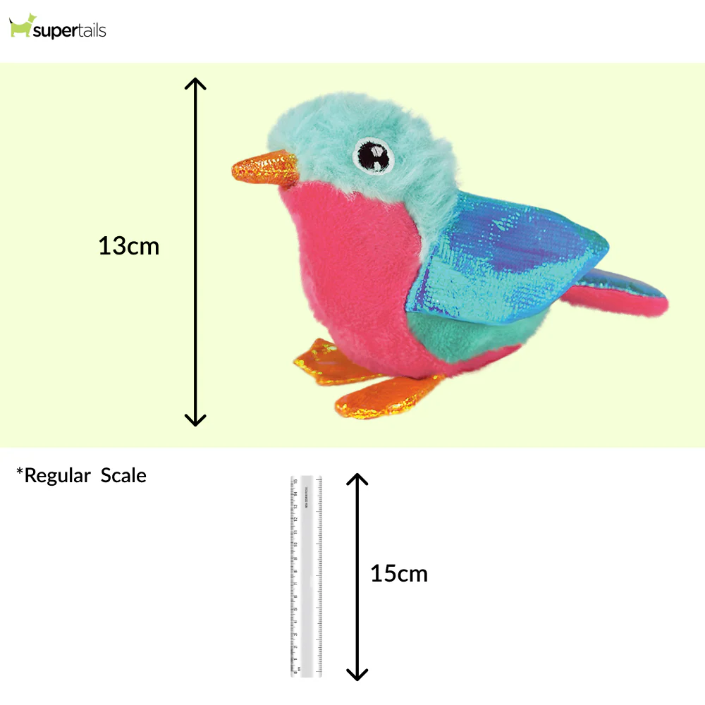 Kong Crackles Tweetz Bird Toy for Cats (Blue) - Image 2