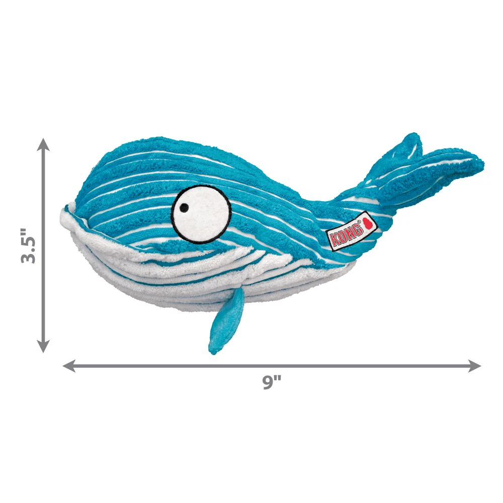 Kong CuteSeas Whale Dog Toy for Dogs - Image 3