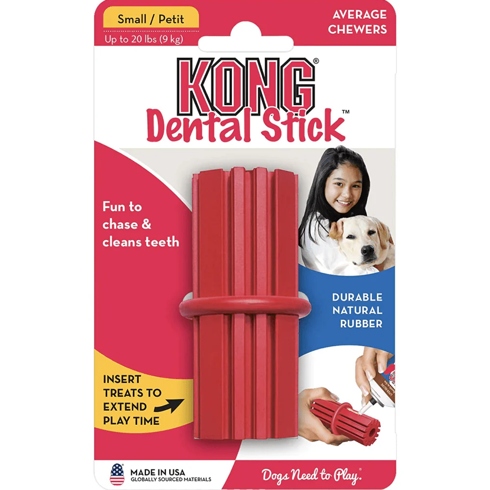 Kong Dental Sticks Toy for Dogs (Red) | For Aggressive Chewers - Image 4