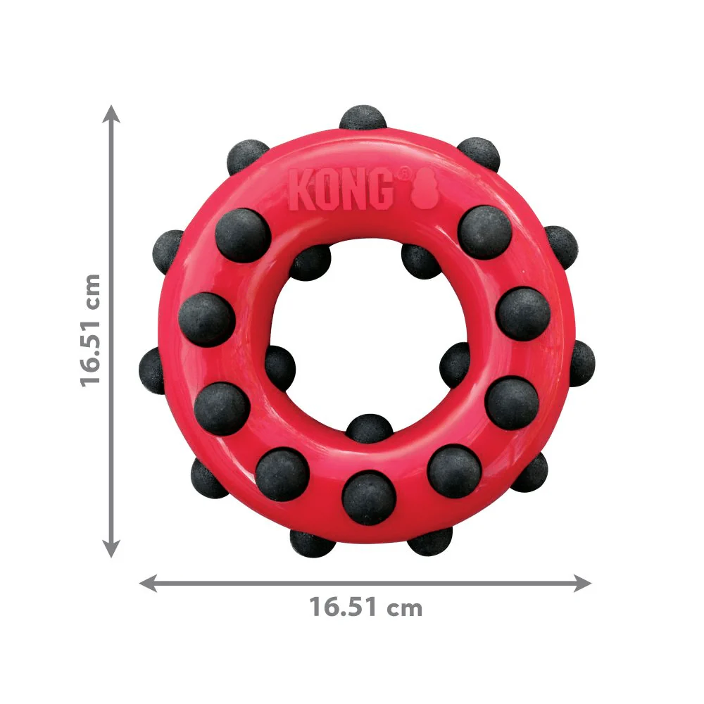 Kong Dotz Circle Toy for Dogs | For Aggressive Chewers - Image 5