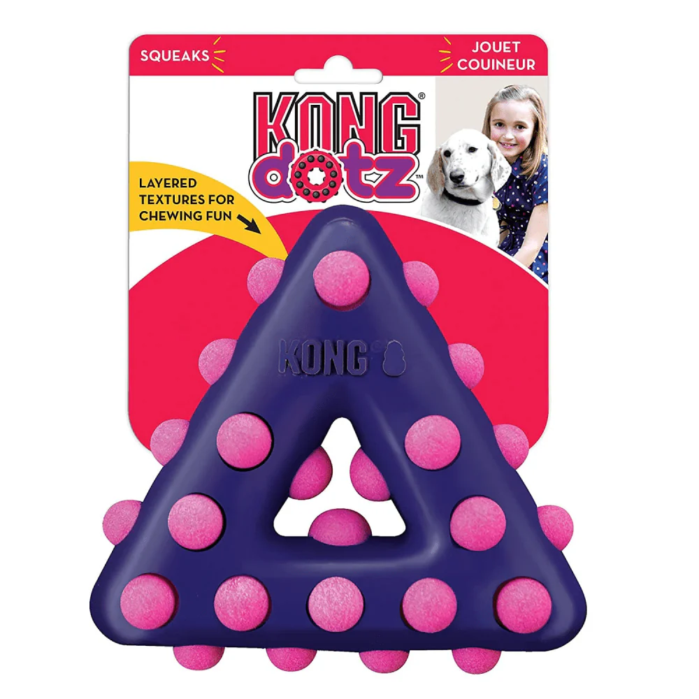 Kong Dotz Triangle Toy for Dogs - Image 3
