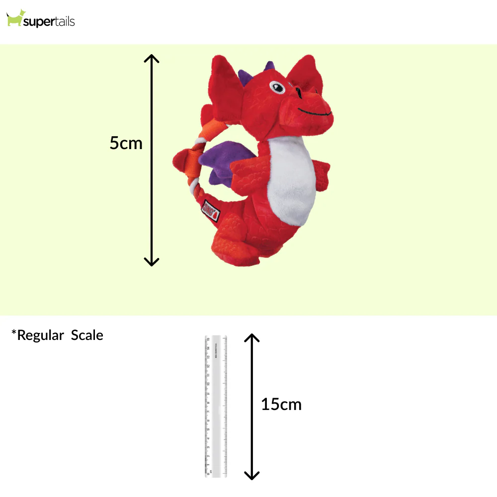 Kong Dragon Knots Toy for Dogs  (Red) - Image 2