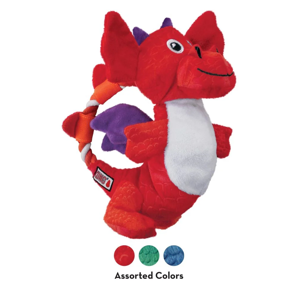 Kong Dragon Knots Toy for Dogs  (Red) - Image 3