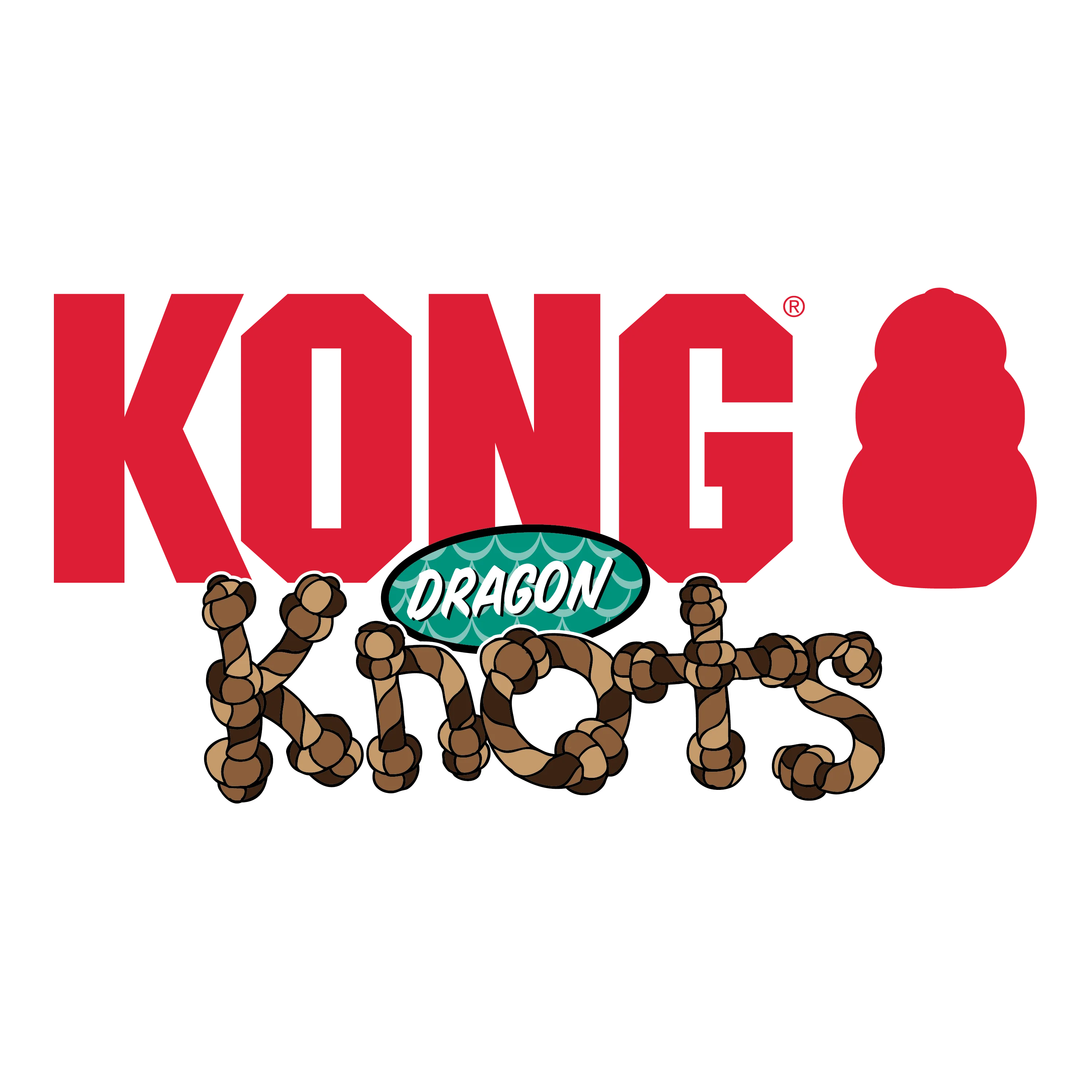 Kong Dragon Knots Toy for Dogs  (Red) - Image 5