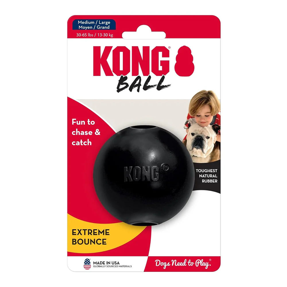 Kong Extreme Ball Toy for Dogs (Black) - Image 5