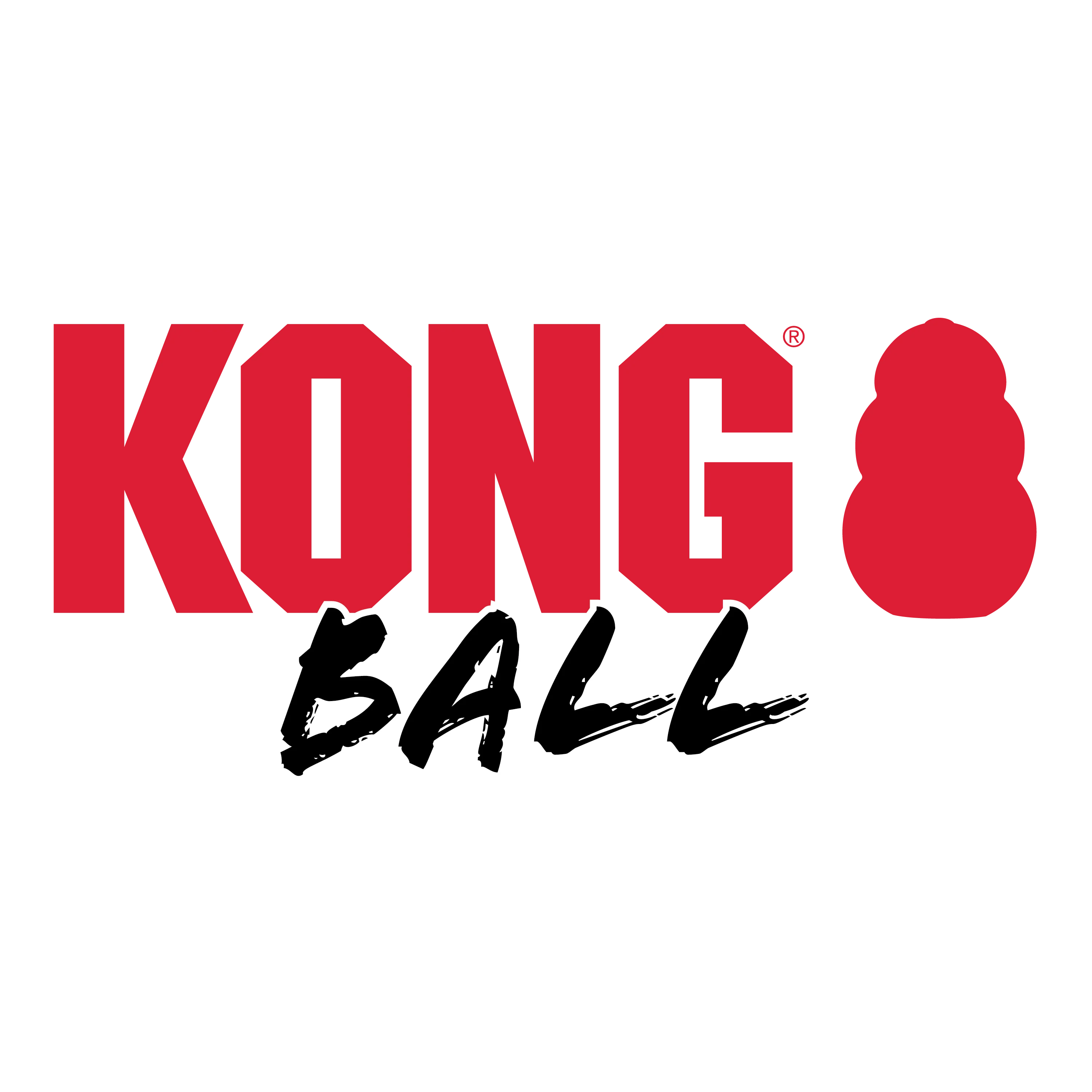 Kong Extreme Ball with Rope Toy for Dogs (Black) - Image 4