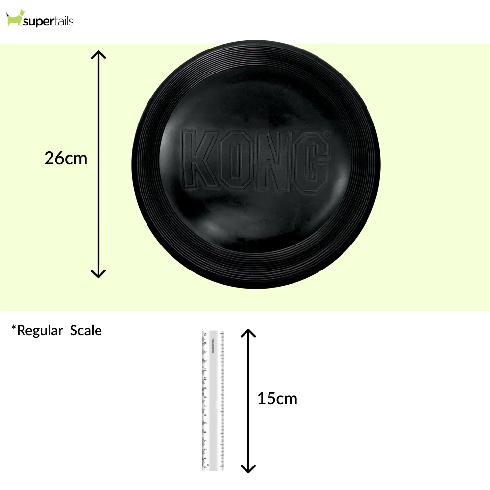 Kong Extreme Flyer Toy for Dogs (Black) - Image 2