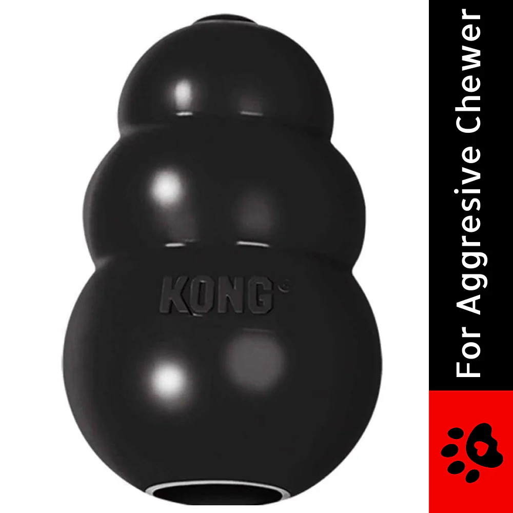 Kong Extreme Toy for Dogs (Black) | For Aggressive Chewers - Image 2