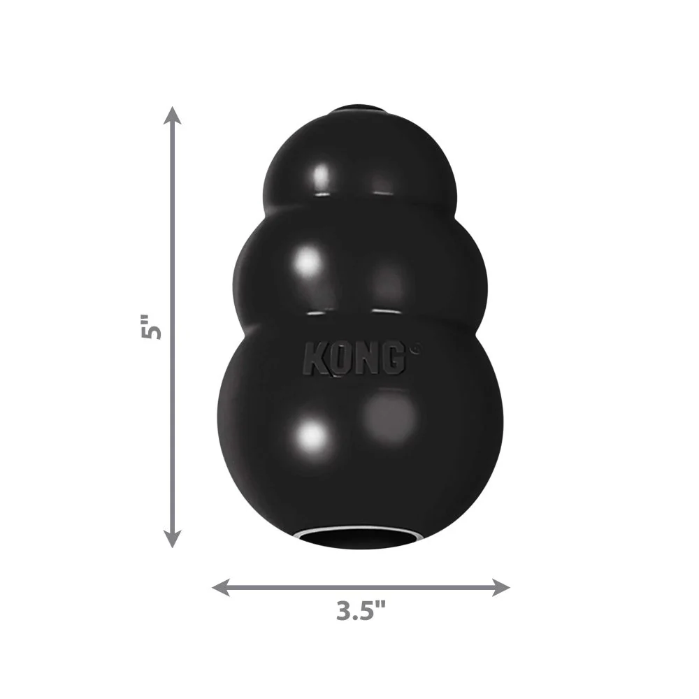 Kong Extreme Toy for Dogs (Black) | For Aggressive Chewers - Image 8