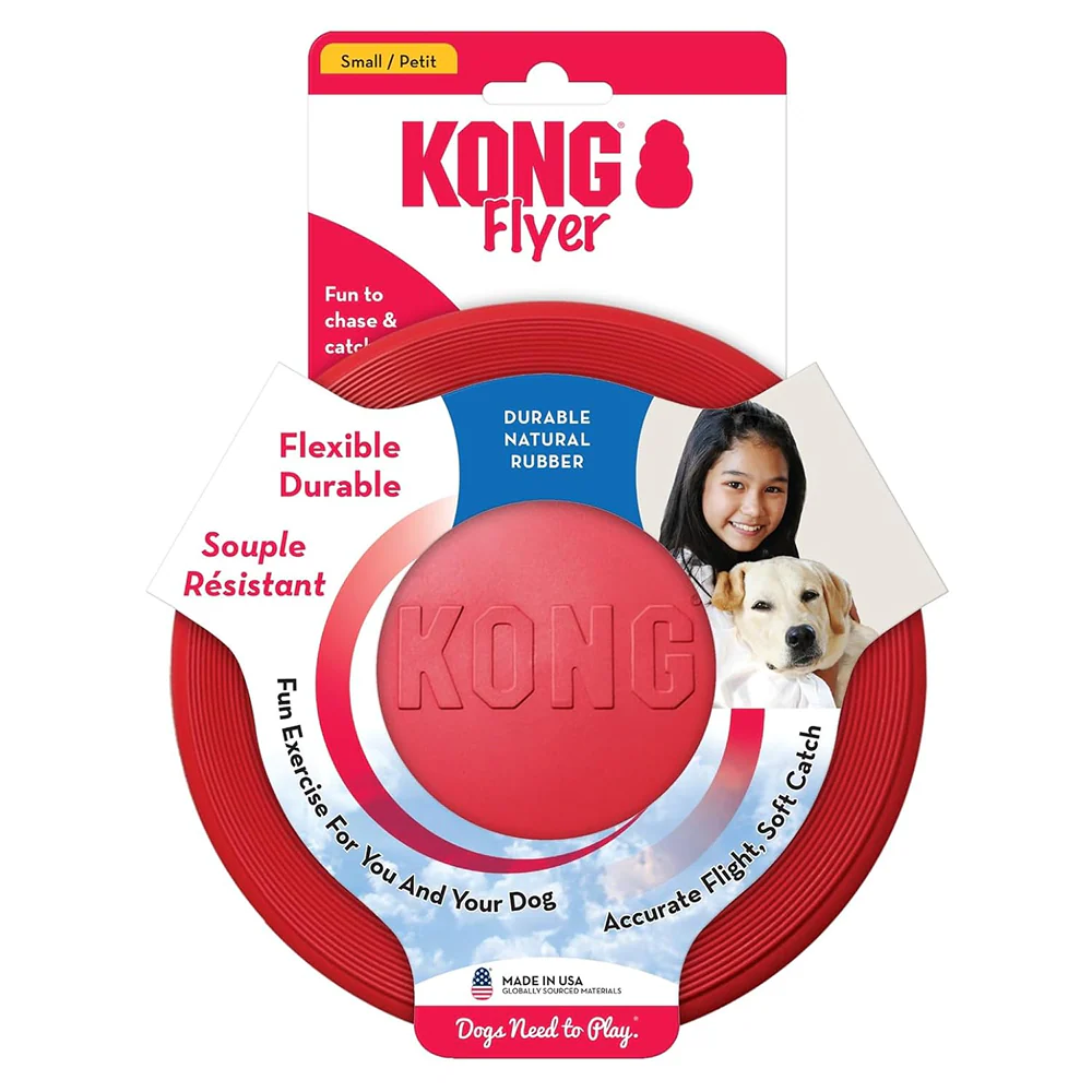 Kong Flyer Toy for Dogs (Red) - Image 5