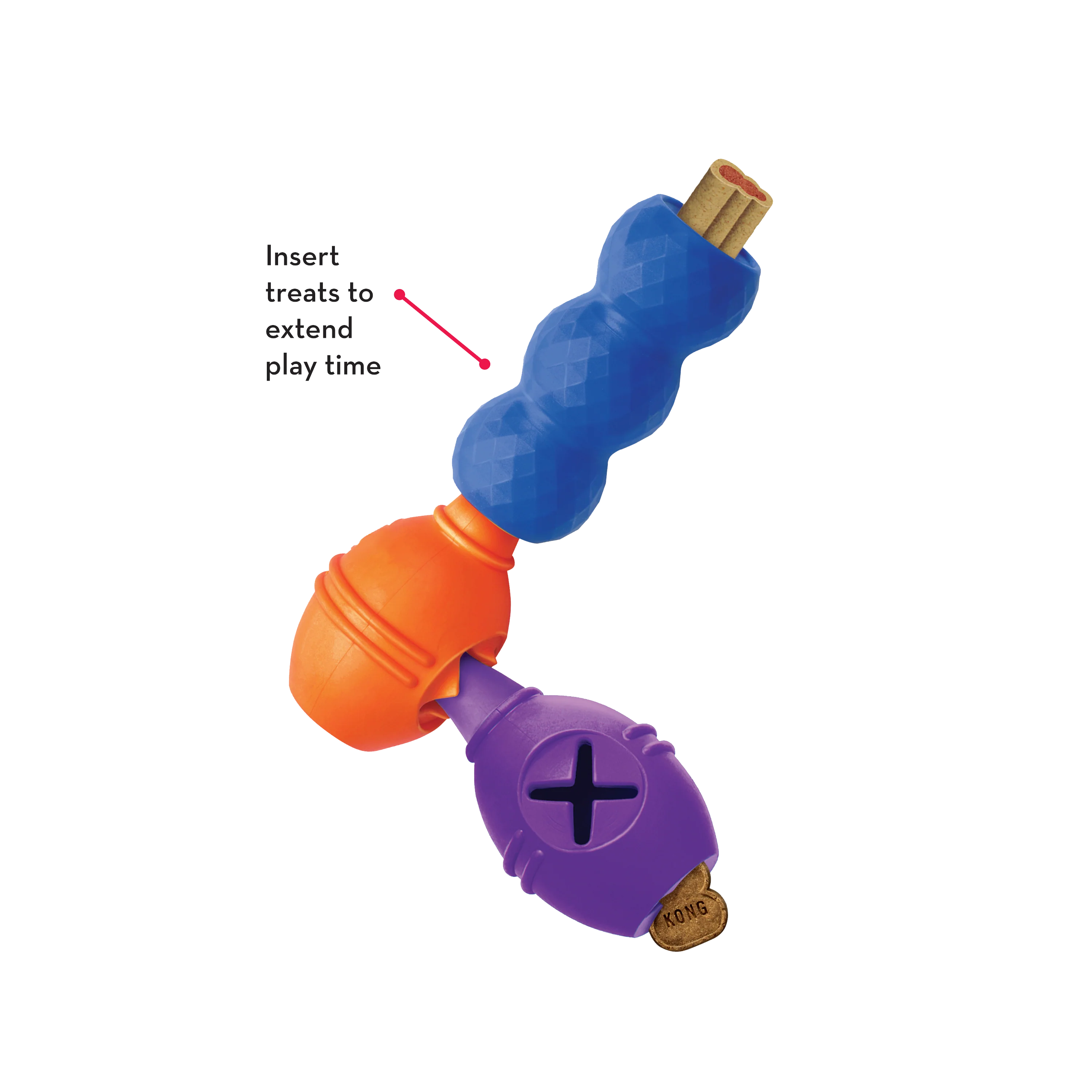 Kong Genius Leo Toy for Dogs (Blue) - Image 3