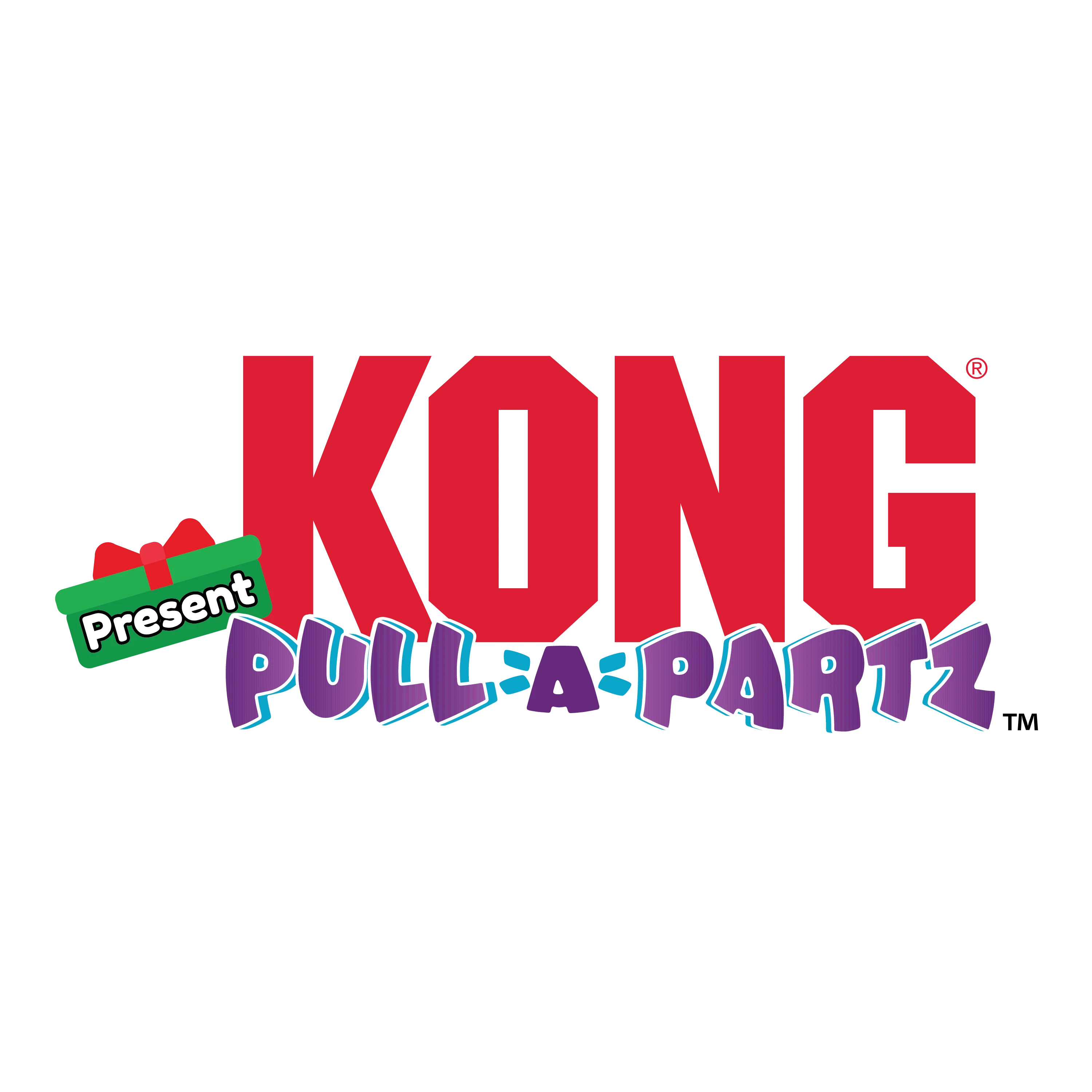 Kong Pull A Partz Present Toy for Cats (Red & Yellow) - Image 5