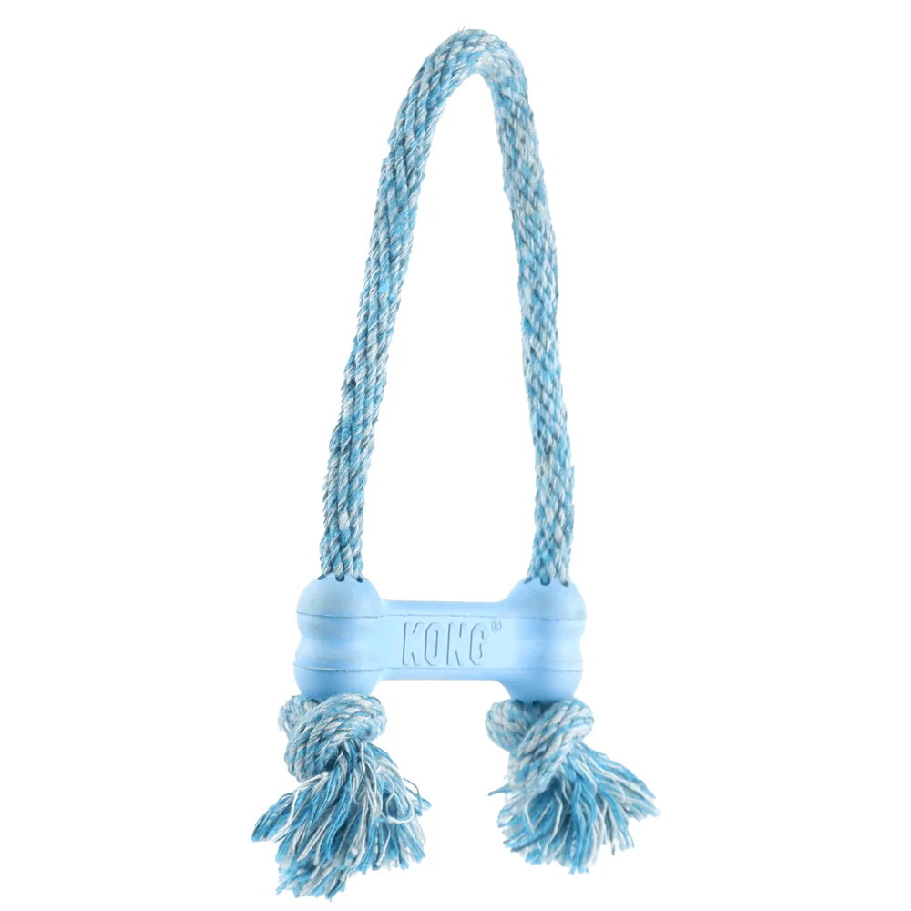 Kong Puppy Goodie Bone Toy with Rope for Dogs - Image 2