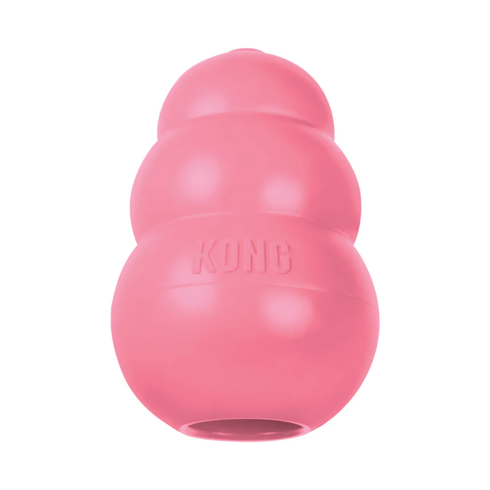 Kong Puppy Toy for Dogs (Pink) | For Aggressive Chewers - Image 4