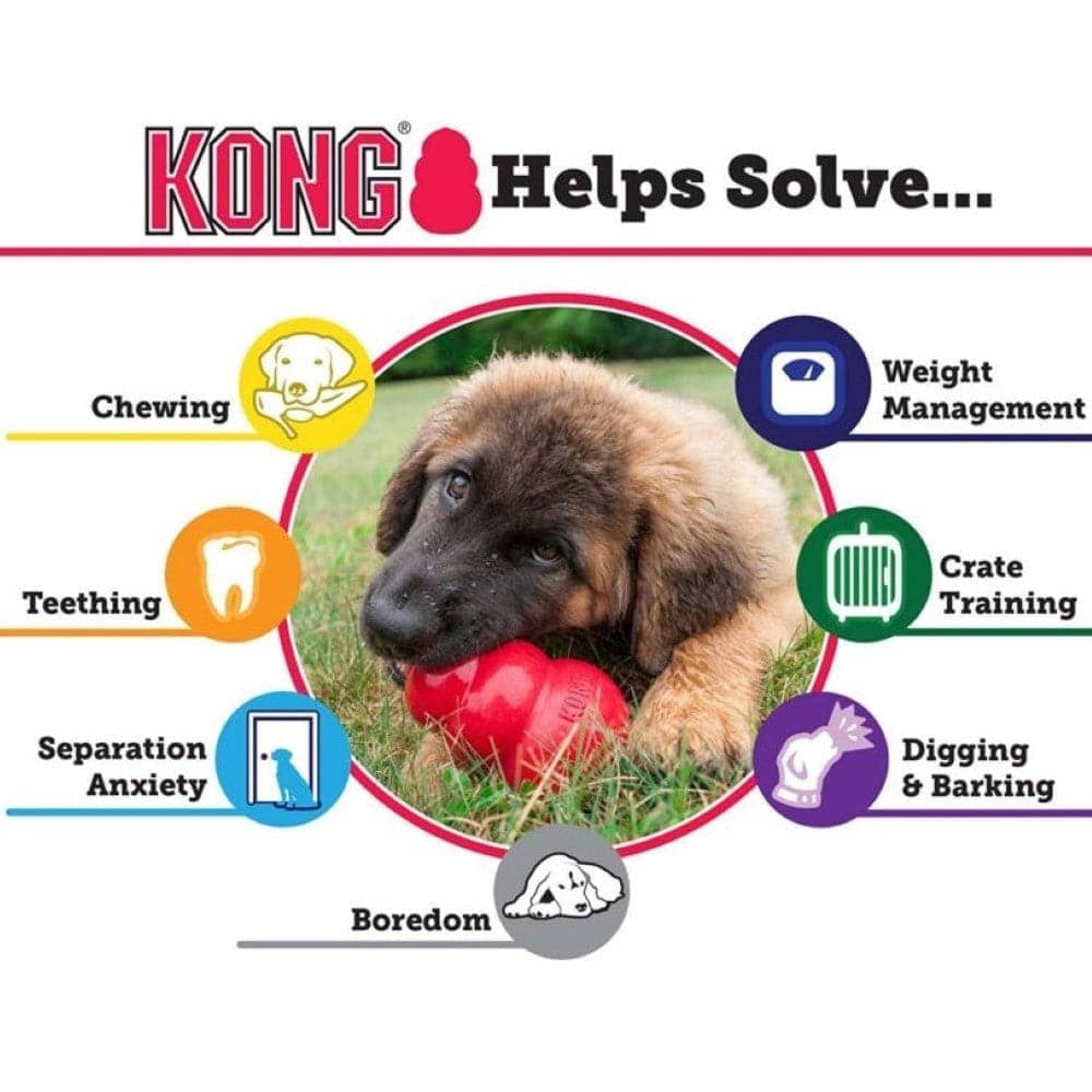 Kong Puppy Toy for Dogs (Pink) | For Aggressive Chewers - Image 9
