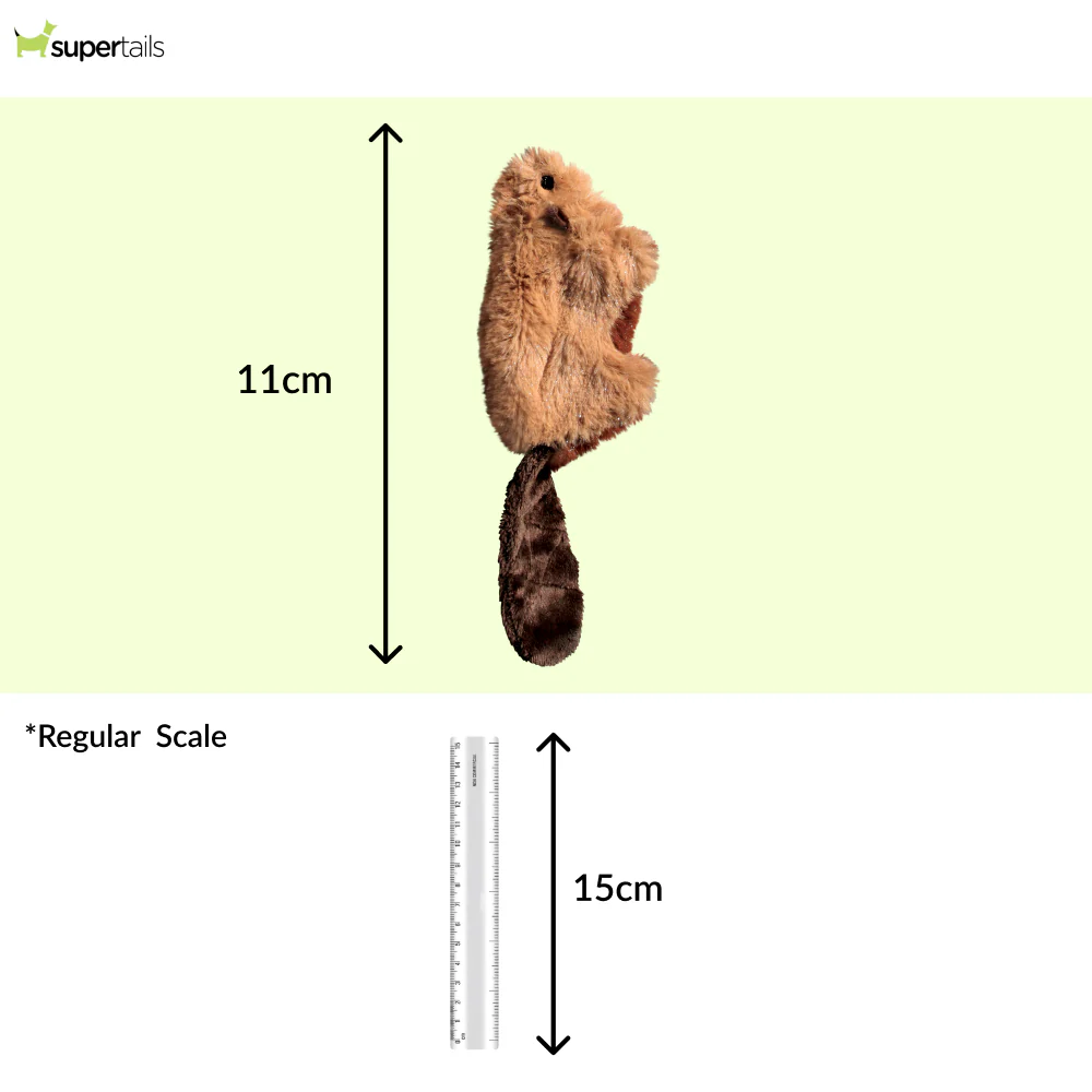 Kong Refillables Beaver Toy for Cats (Brown) - Image 2