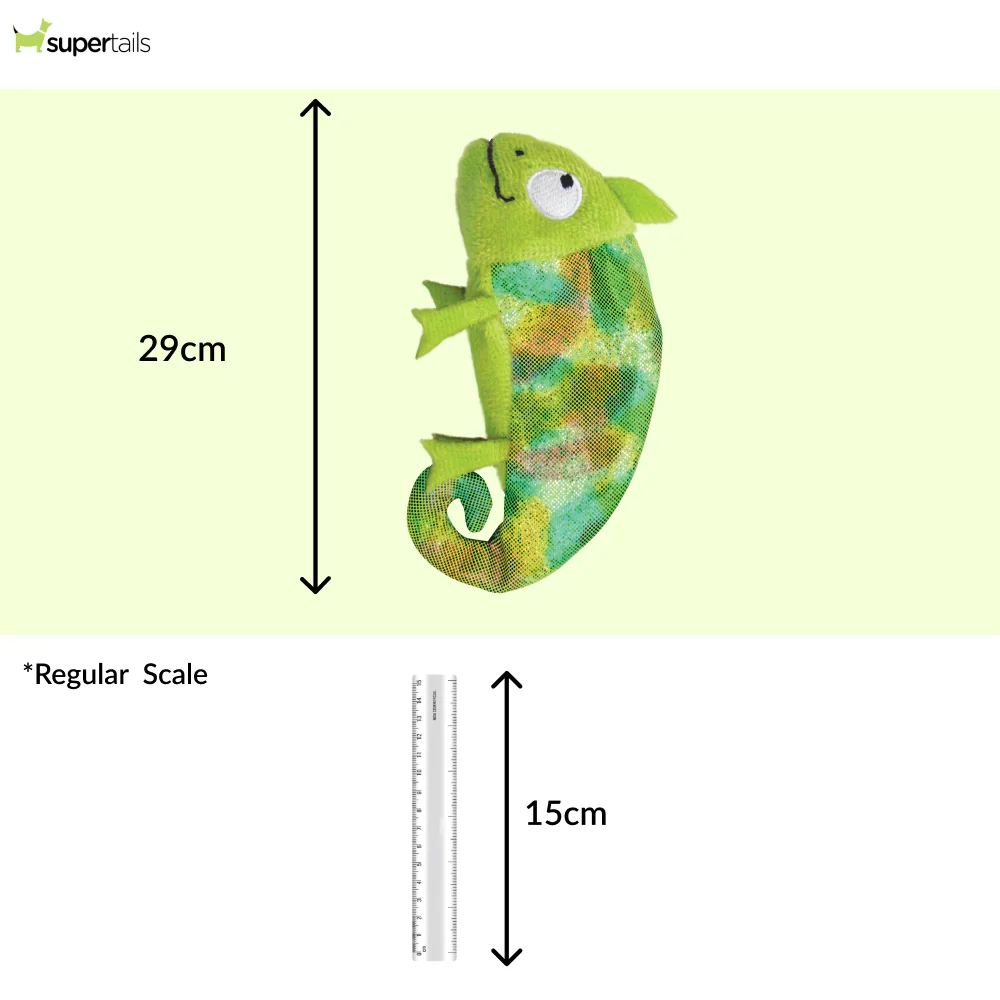 Kong Refillables Chameleon Toy for Cats (Green) - Image 2