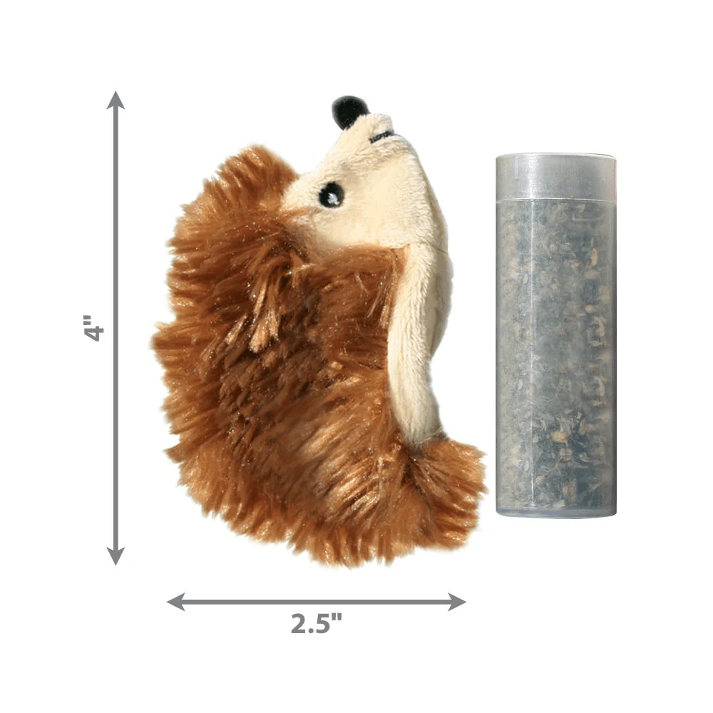 Kong Refillables HedgeHog Toy for Cats (Brown) - Image 3