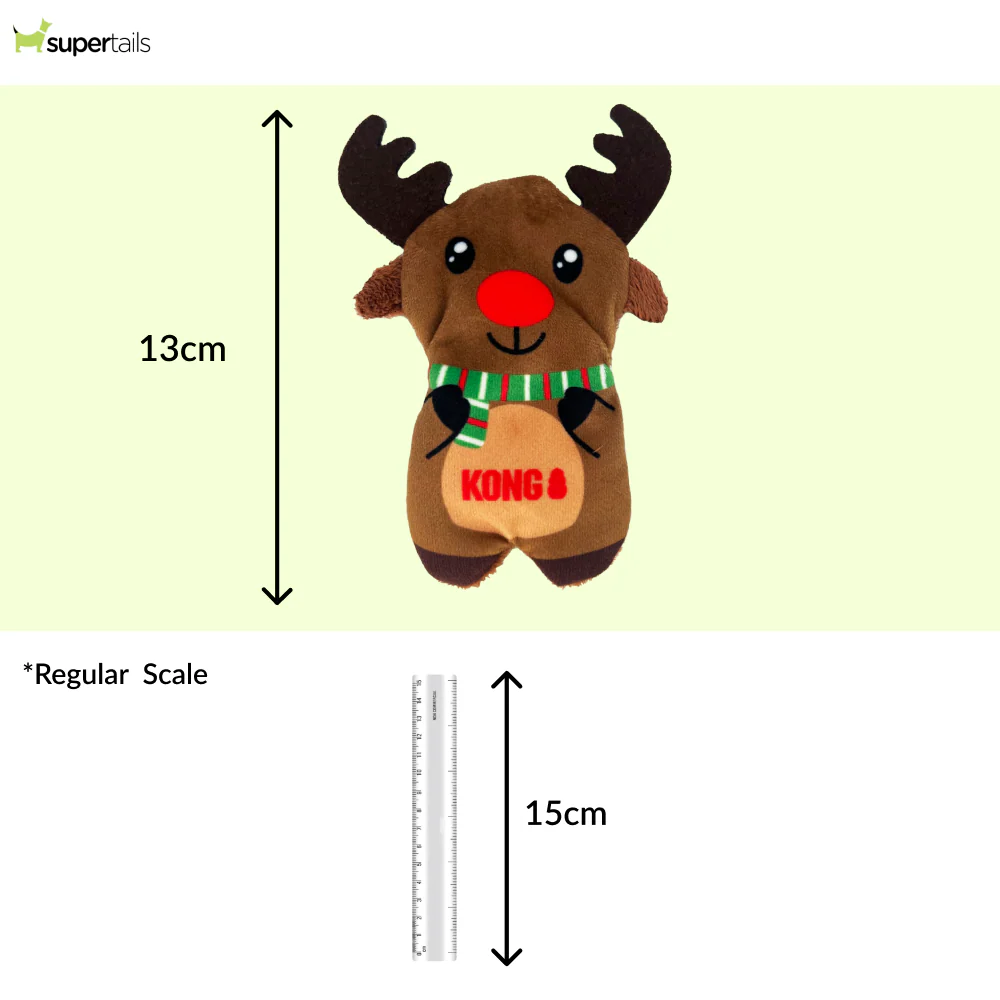 Kong Refillables Reindeer Toy for Cats (Brown) - Image 2