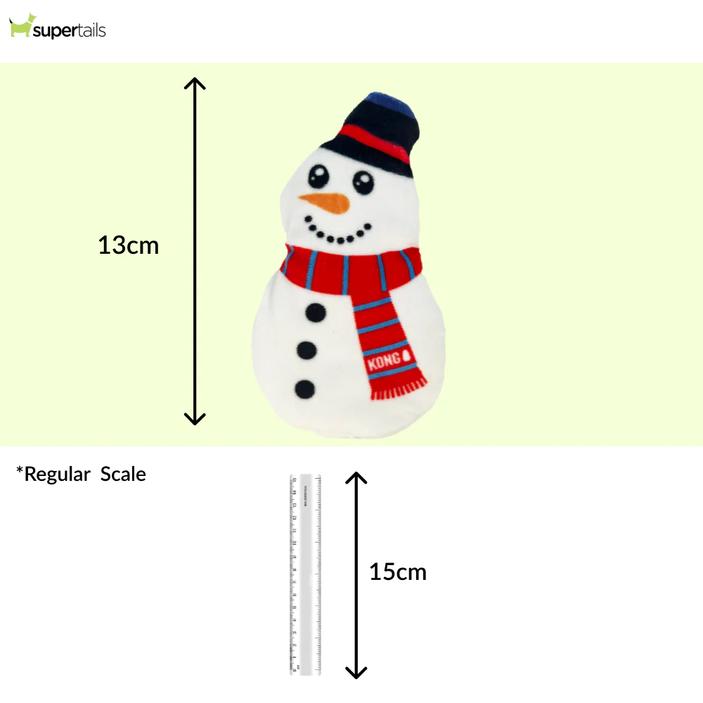 Kong Refillables Snowman Toy for Cats (White) - Image 2