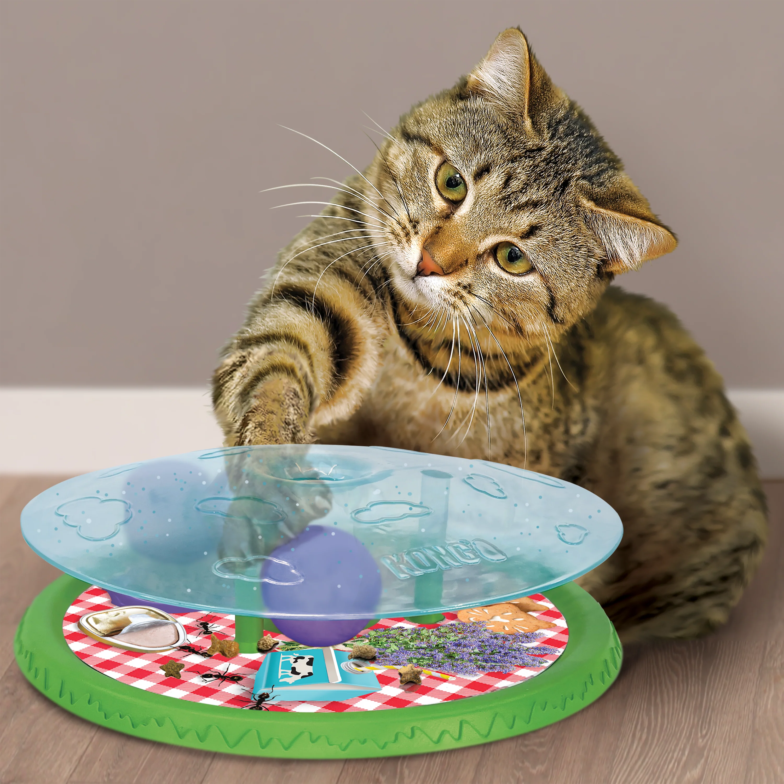 Kong Rewards Picnic Toy for Cats (Multicolour) - Image 3