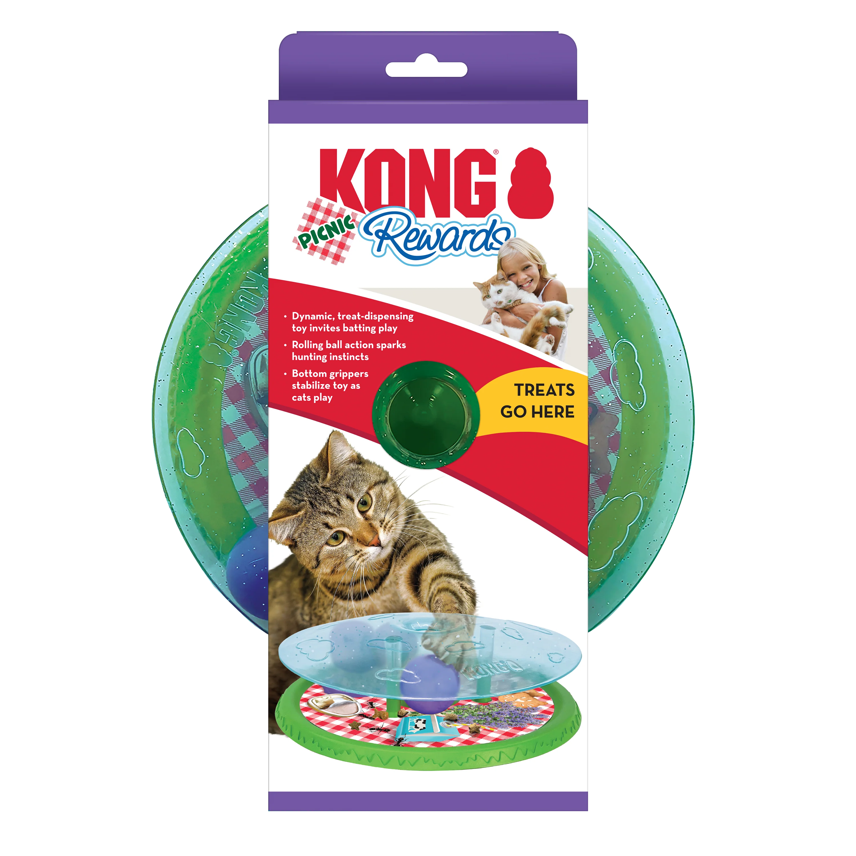 Kong Rewards Picnic Toy for Cats (Multicolour) - Image 4
