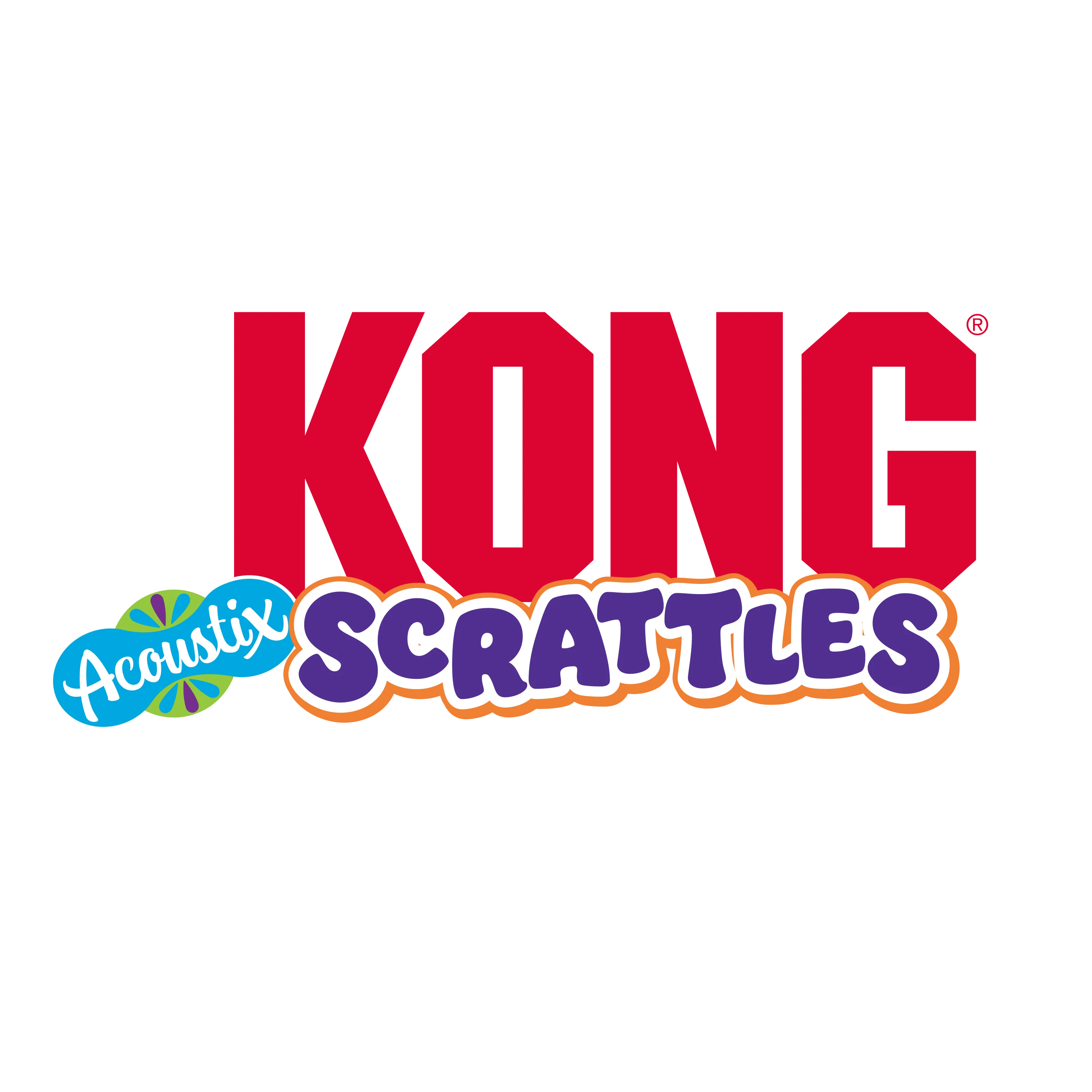 Kong Scrattles Acoustix Toy for Cats (Multicolour) - Image 4
