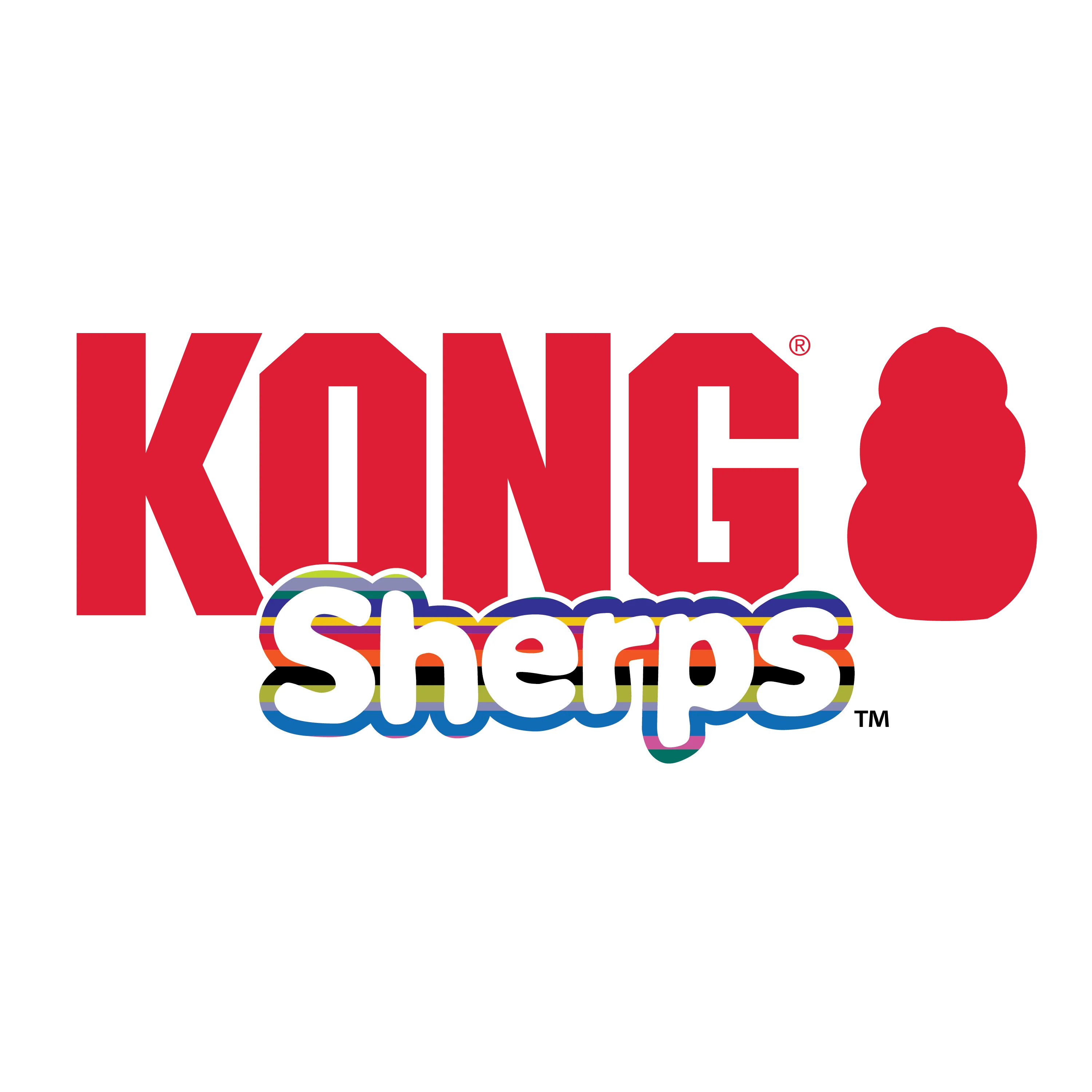 Kong Sherps Reindeer Toy for Dogs (Brown) - Image 4