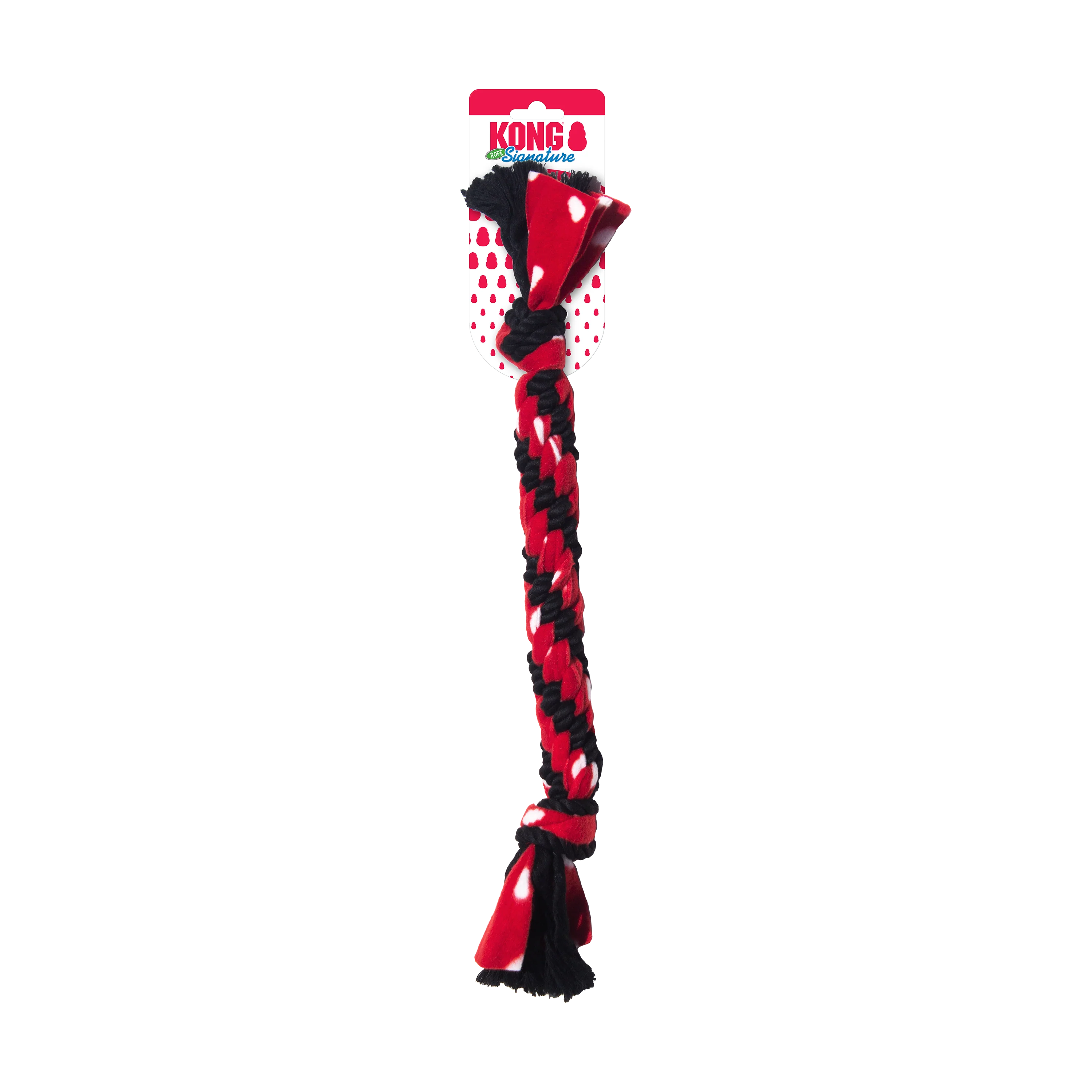 Kong Signature Rope Dual Knot Toy for Dogs (Red & Black) - Image 3