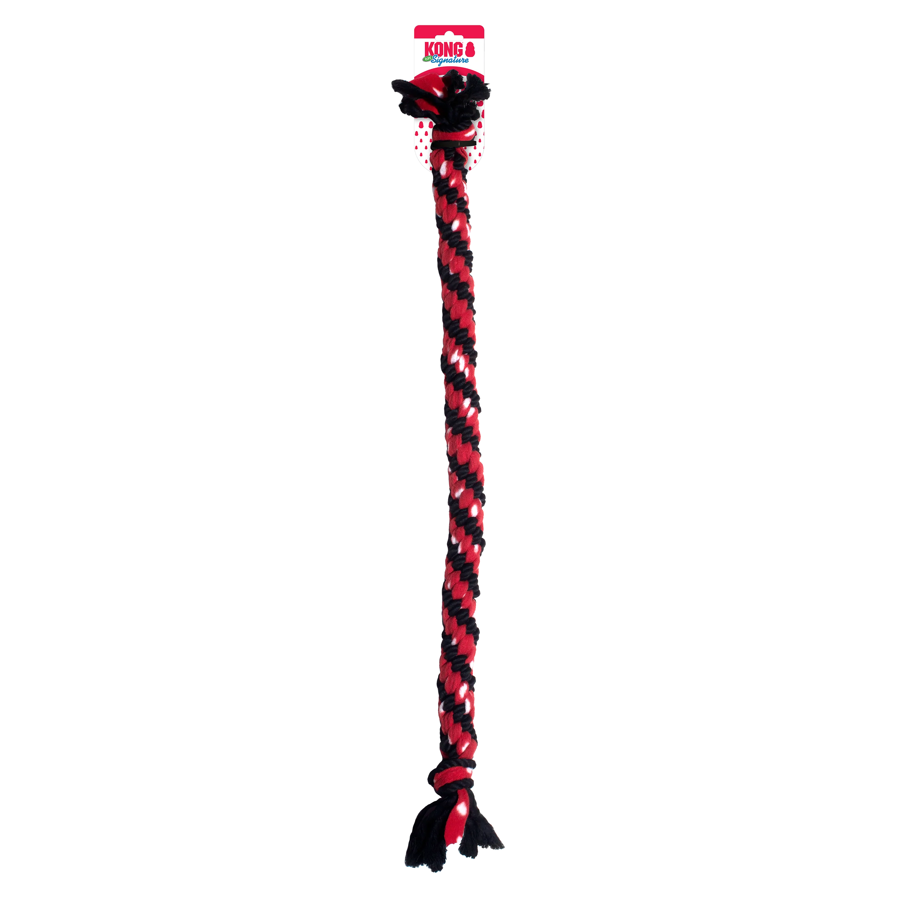 Kong Signature Rope Mega Dual Knot Toy for Dogs (Red & Black) - Image 3