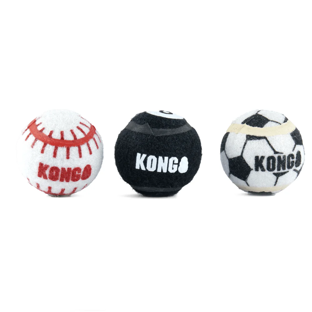 Kong Sports Ball Toy for Dogs (Black) - Image 2