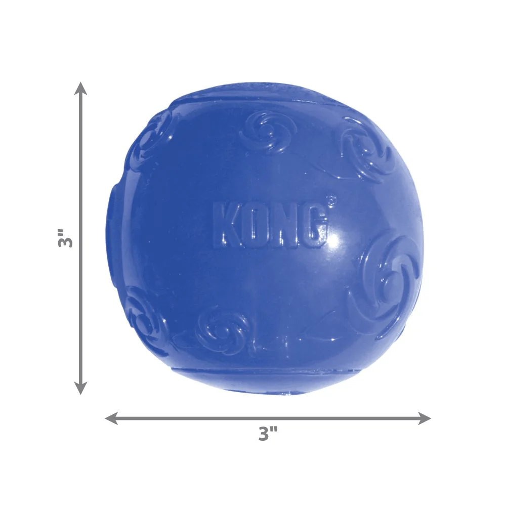 Kong Squeez Ball Toy for Dogs (Blue) - Image 2