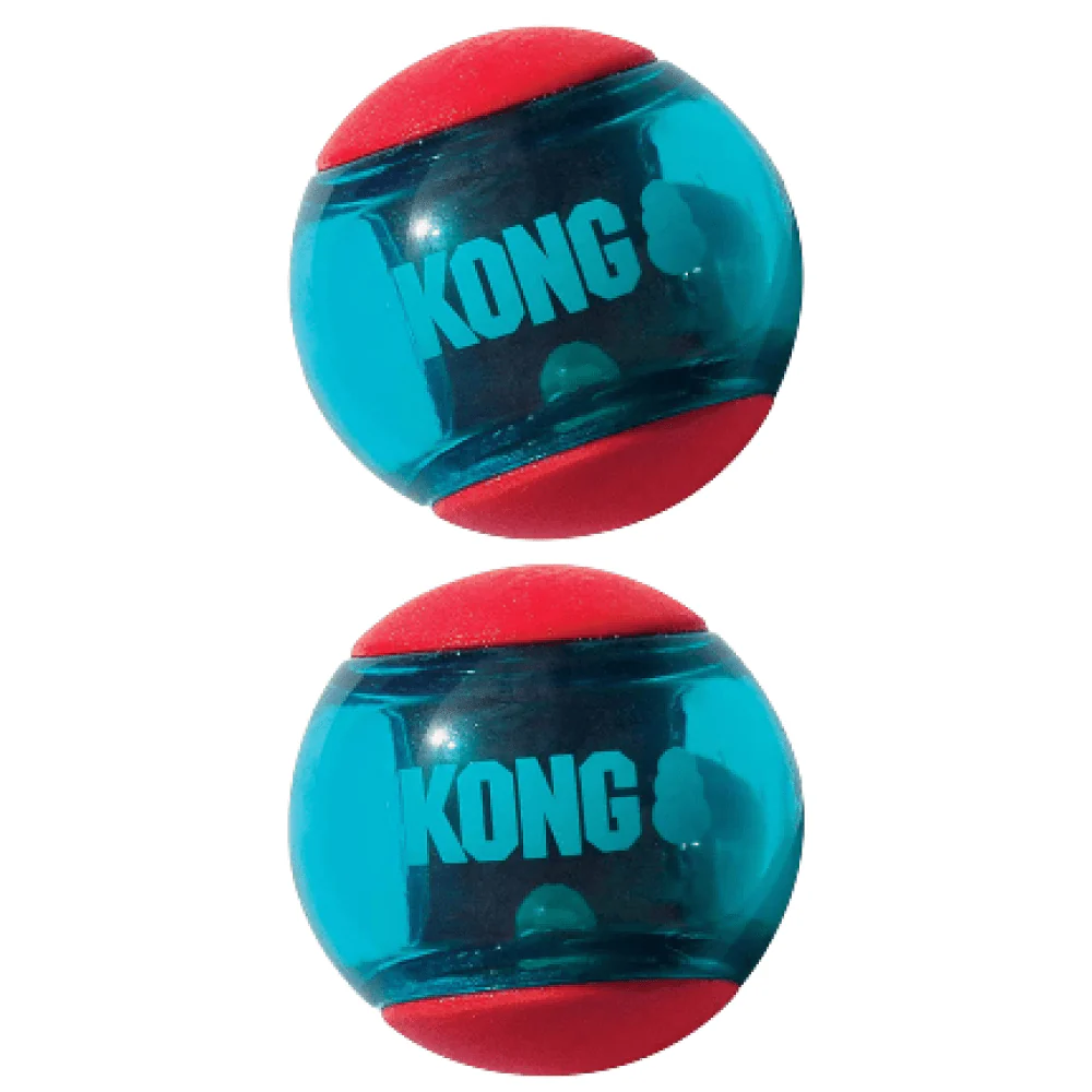 Kong Squeezz Action Ball Toy for Dogs (Red) | For Medium Chewers - Image 3