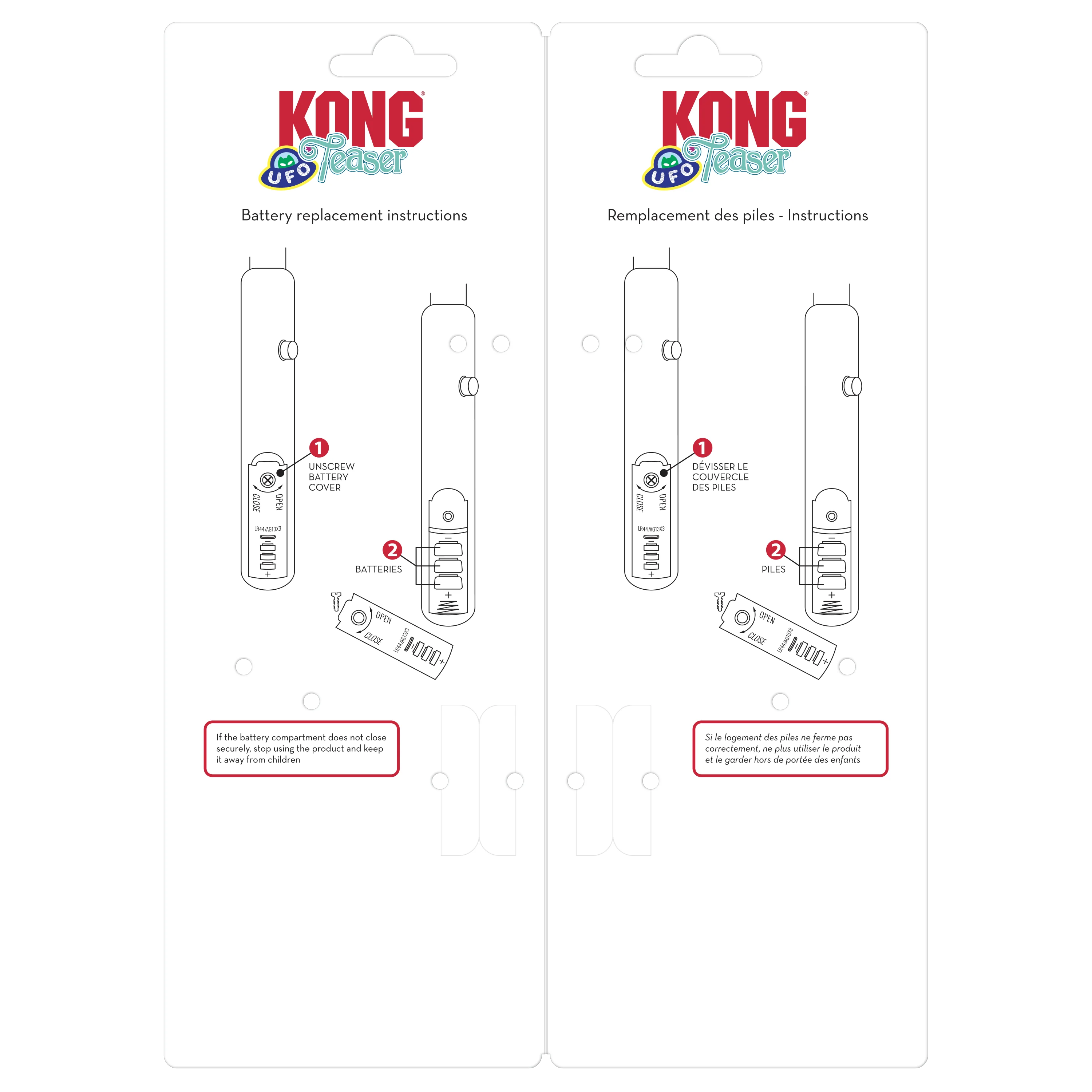 Kong Teaser UFO Toy for Cats (Multicolour) - Image 3