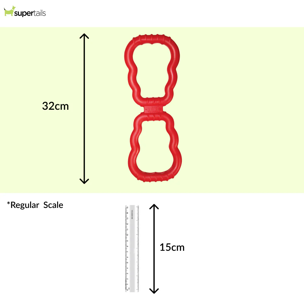 Kong Tug Toy for Dogs (Red) - Image 2