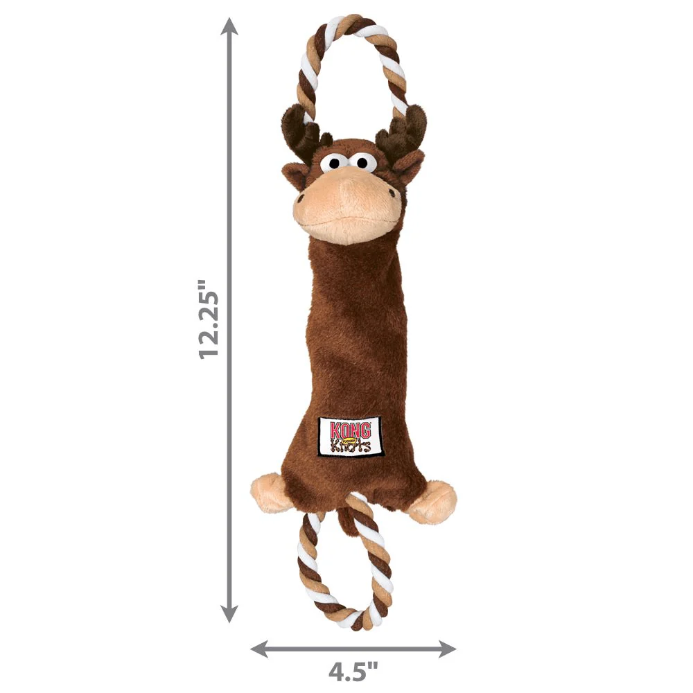 Kong Tugger Knots Moose Toy for Dogs - Image 3