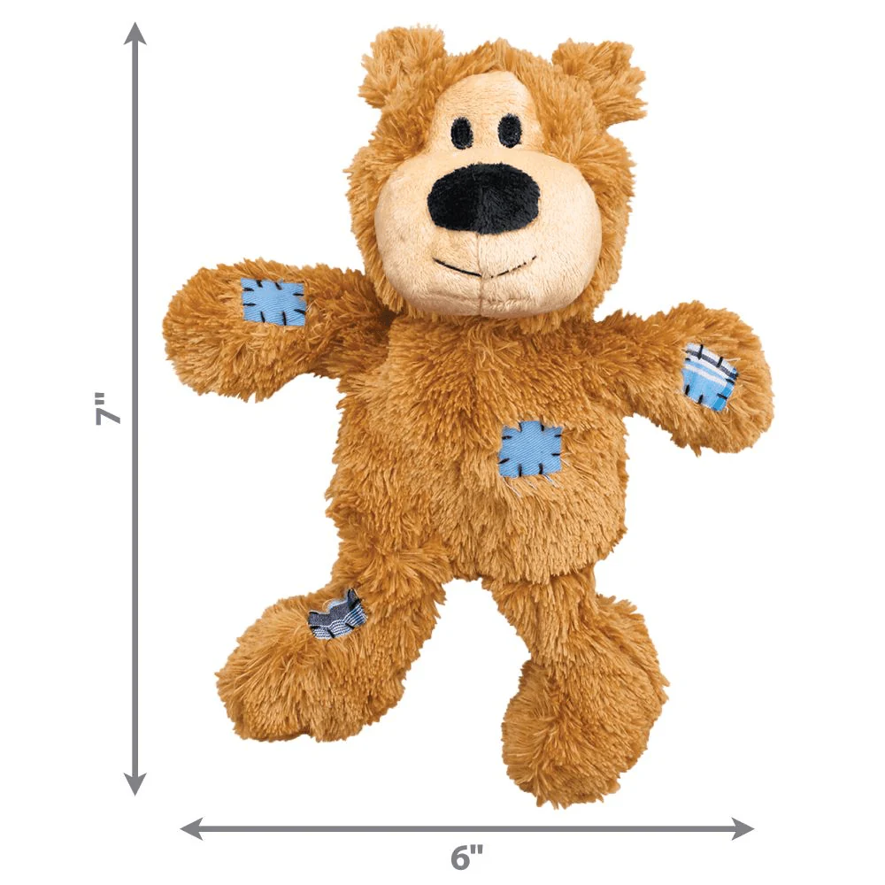 Kong Wild Knots Bear Toy for Dogs (Light Brown) - Image 4